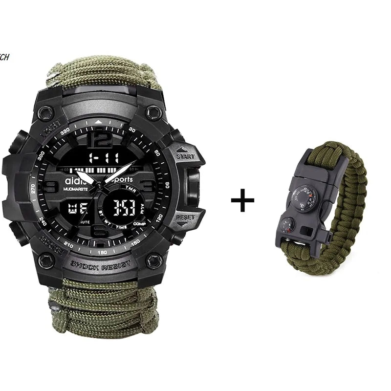 LED Military Sports Watch WEM Support (www.WEM.support)