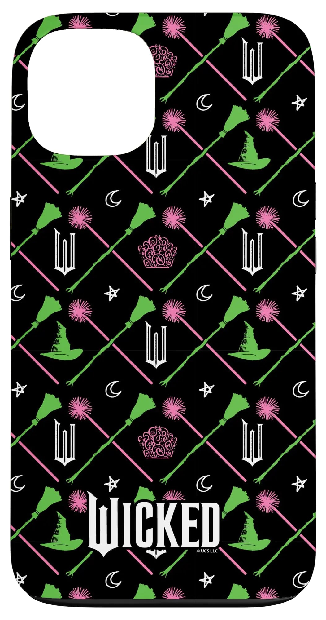 iPhone 14 Plus Wicked Broomsticks & Wands All Over Print Case