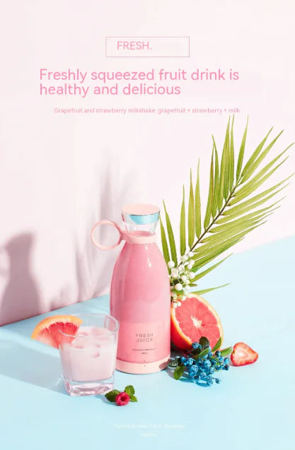 USB Magnetic Charging Mini Portable Travel Electric Juicer WEM Support (www.WEM.support)