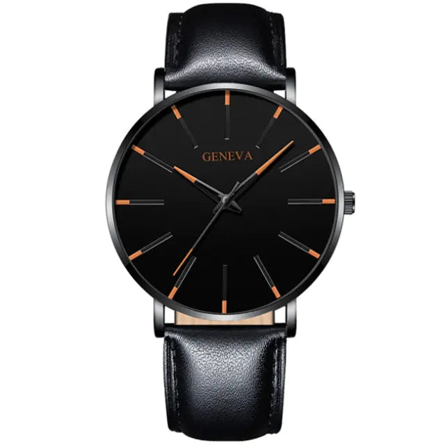 Minimalist Men's Fashion Ultra Thin Watch WEM Support (www.WEM.support)