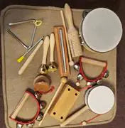Conjunto de Instrumentos Musicais de Madeira Montessori (10 Instrumentos) WEM Support (www.WEM.support)