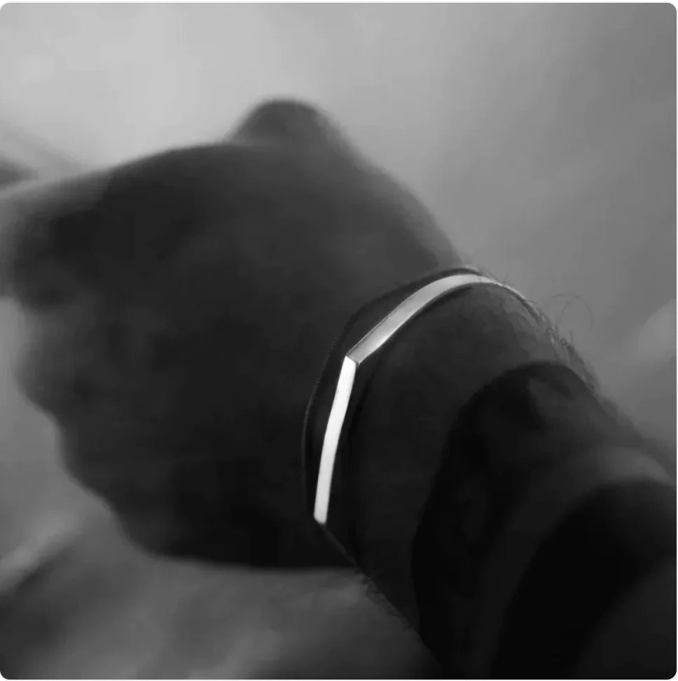 Men's Minimalist Geometric Stainless Steel Bracelet WEM Support (www.WEM.support)