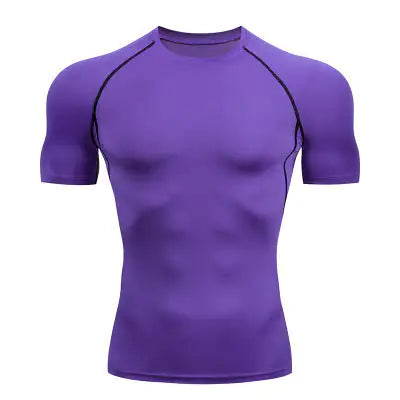 Solid color quick-drying bottoming short sleeve WEM Support (www.WEM.support)