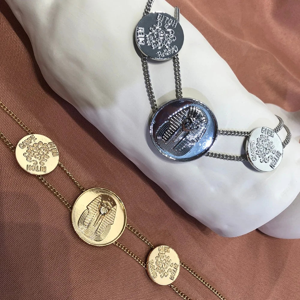 Ingemark Egyptian Pharaoh Nefertiti Choker WEM Support (www.WEM.support)