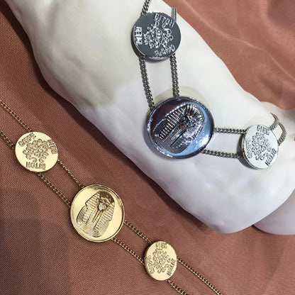 Ingemark Egyptian Pharaoh Nefertiti Choker WEM Support (www.WEM.support)