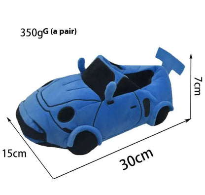 Car Plush Indoor Slippers HejK.com