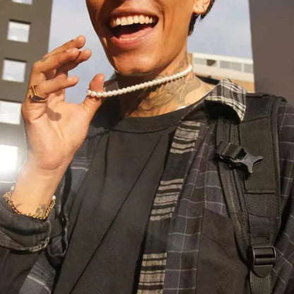 Handmade Imitation Pearls Necklace Set WEM Support (www.WEM.support)