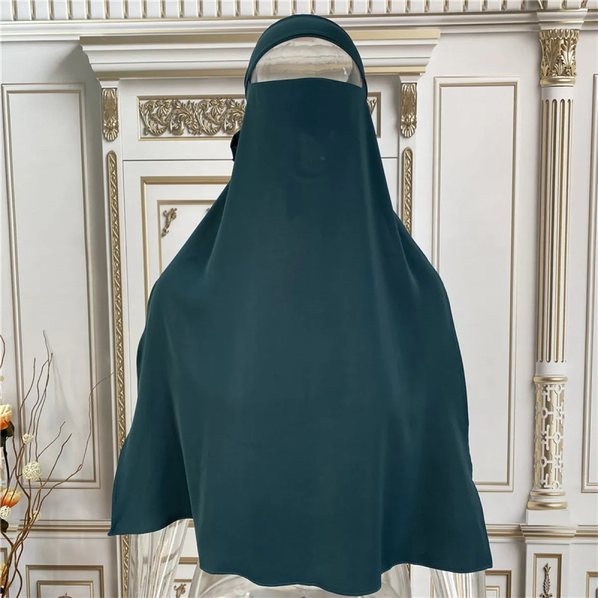 Fashion Solid Color Women's Veil WEM Support (www.WEM.support)