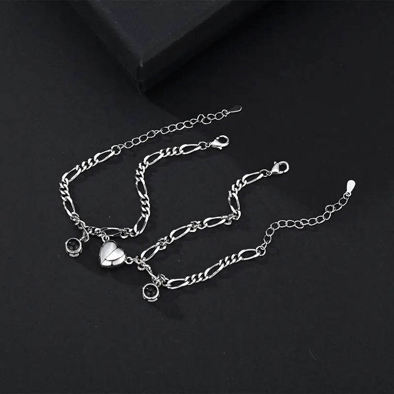 "Bracelet featuring a Simple Projection in 100 Languages.