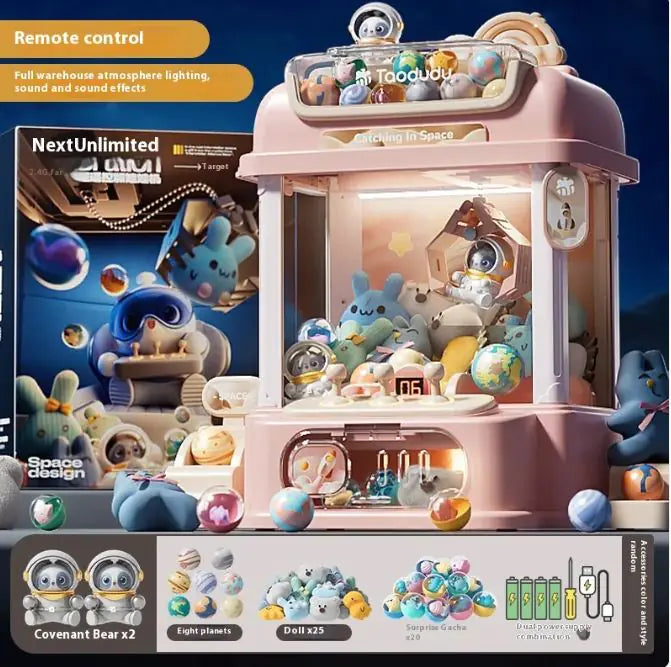 Children's Toy Clip Mini DIY Doll Machine WEM Support (www.WEM.support)