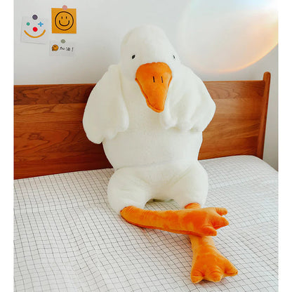 White Geese Plush Toy WEM Support (www.WEM.support)