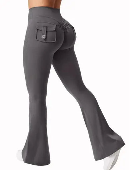 Wide Leg High Stretch Yoga Leggings WEM Support (www.WEM.support)