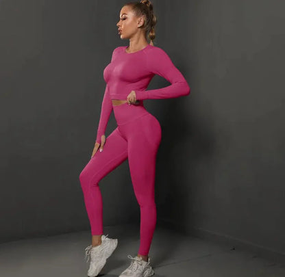 Knitted Yoga Pants Suit WEM Support (www.WEM.support)