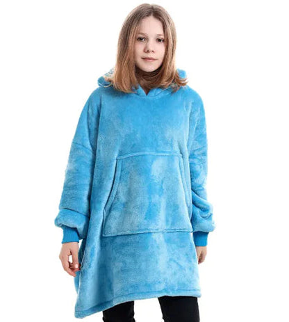 Women's Hooded Pullover Sweater Blanket WEM Support (www.WEM.support)