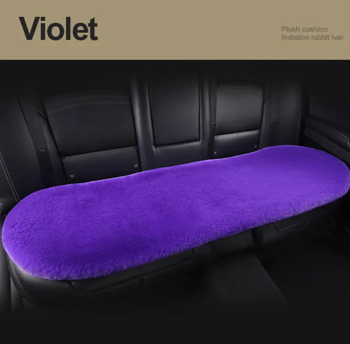 Car Seat Winter Plush Cushion WEM Support (www.WEM.support)