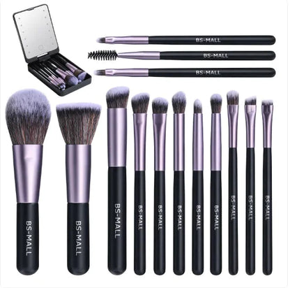 Makeup Brushes with Luminous Mirror WEM Support (www.WEM.support)