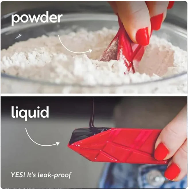 TriFold Kitchen Measuring Spoon WEM Support (www.WEM.support)