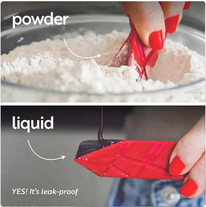 TriFold Kitchen Measuring Spoon WEM Support (www.WEM.support)