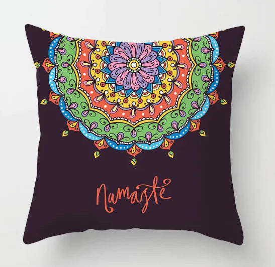 Soft Mandala Sofa Pillowcase WEM Support (www.WEM.support)
