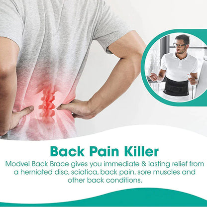 Adjustable Lower Back Brace Lumbar Support Waist Belt For Men Women Pain Relief WEM Support (www.WEM.support)