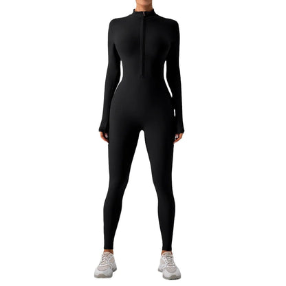 Fleece-Lined Yoga Jumpsuit WEM Support (www.WEM.support)