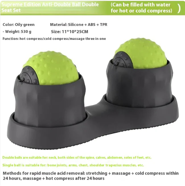 TheraSphere Hot & Cold Massage Ball – Muscle Relief for Feet, Back, and Fitness Recovery WEM Support (www.WEM.support)