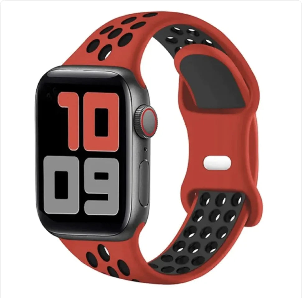 Two-Tone Silicone Sports Wristband WEM Support (www.WEM.support)