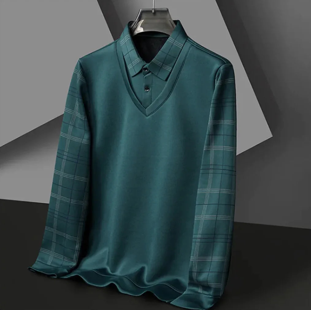 Men's Korean Plaid Shirt WEM Support (www.WEM.support)