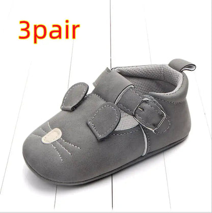 Spring and autumn cartoon animal baby shoes matte leather non-slip soft bottom baby shoes wholesale 0884 WEM Support (www.WEM.support)