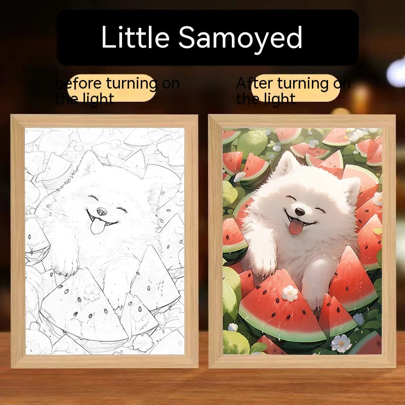 Glowing Pet Decorative Paintings WEM Support (www.WEM.support)