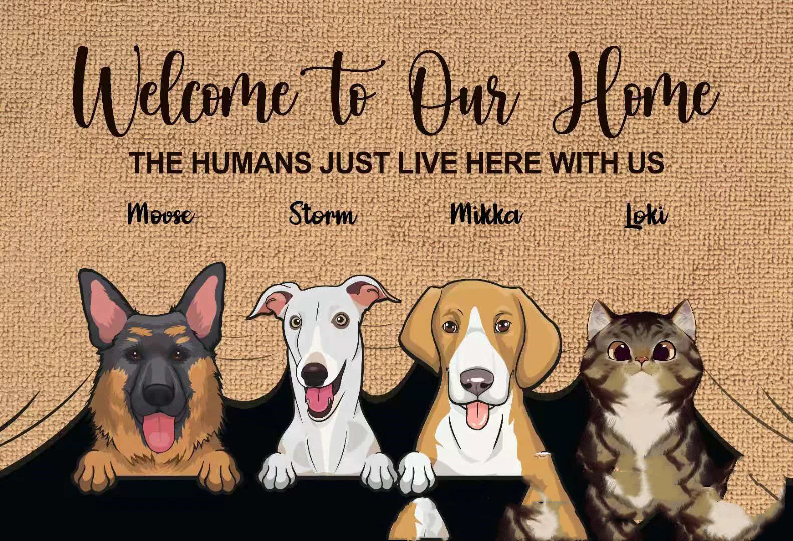 Cartoon Pet Non-Slip Bath Mat WEM Support (www.WEM.support)