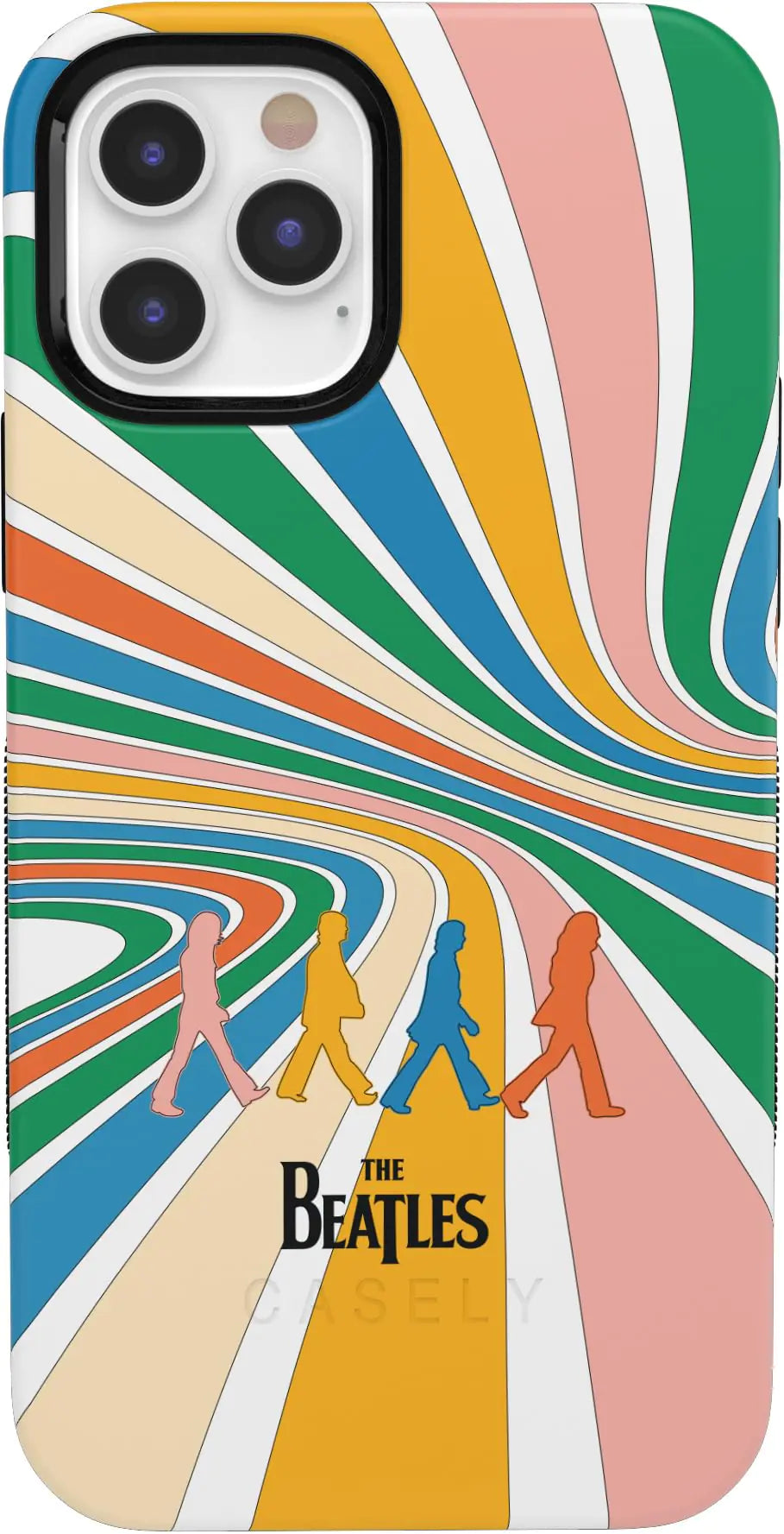 Casely iPhone 12/12 Pro Case | Painting in Pastels | Rainbow Watercolor | Bold Protective Design