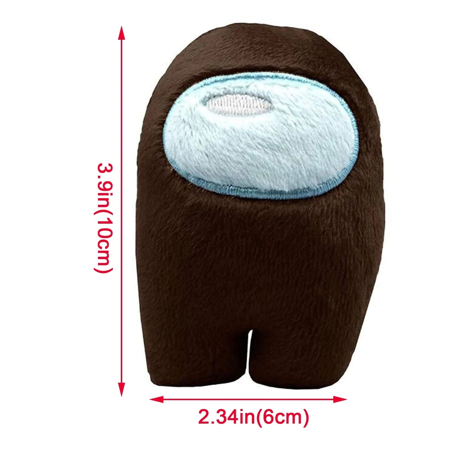 Pelúcia Fofa do Among Us com Música: Boneco Vermelho Pequeno e Fofo para o Natal WEM Support (www.WEM.support)