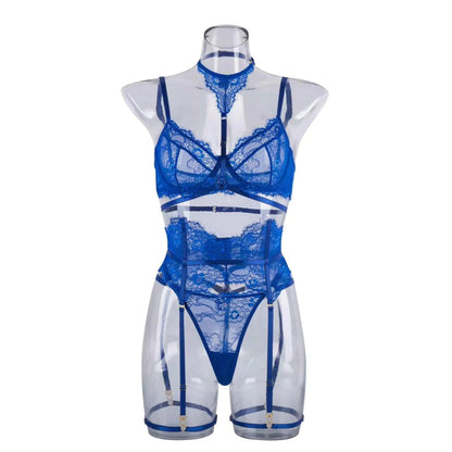 Women's Halter Garter Lingerie Set HejK.com