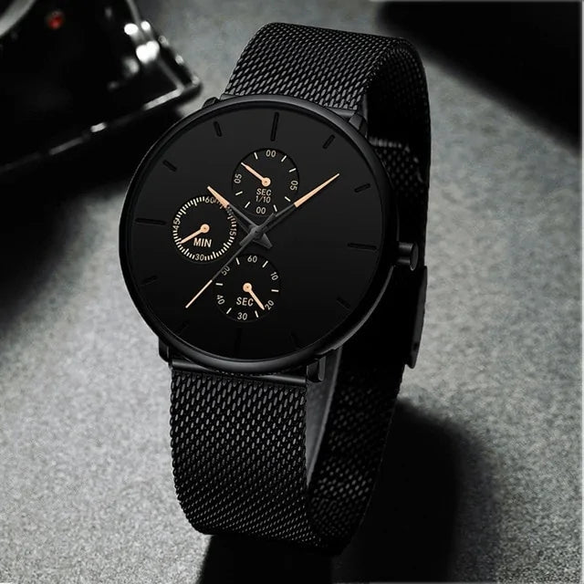 Fashion Business Watches For Men Top Brand Luxury Steel WEM Support (www.WEM.support)