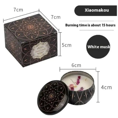 Dried Flower Fragrance Candle Flower Fragrance Incense Candle WEM Support (www.WEM.support)