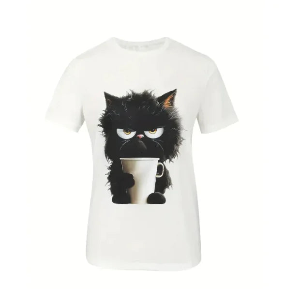 Animal Print Loose-Fit T-Shirt WEM Support (www.WEM.support)