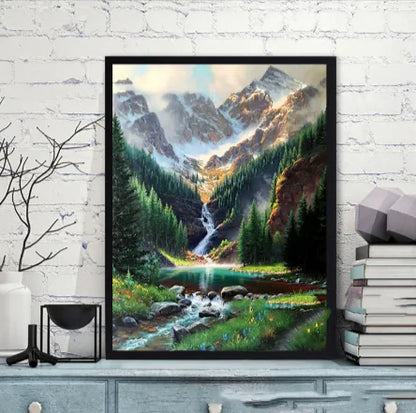Waterfall 5D Rubik's Cube Diamond Painting