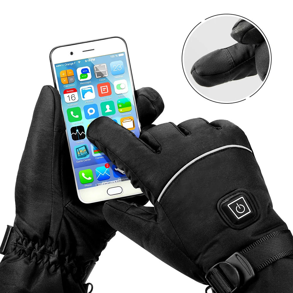 Waterproof Heated Motorcycle Gloves HejK.com