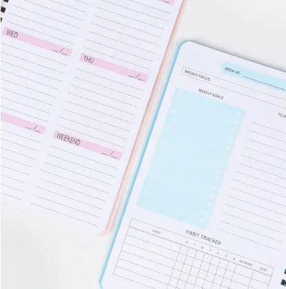 Weekly Schedule Notebook