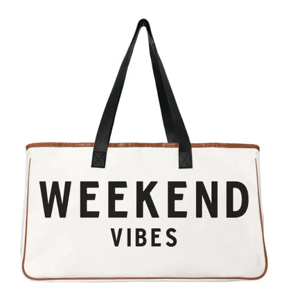 Women's Cotton Linen Canvas Beach Bag WEM Support (www.WEM.support)