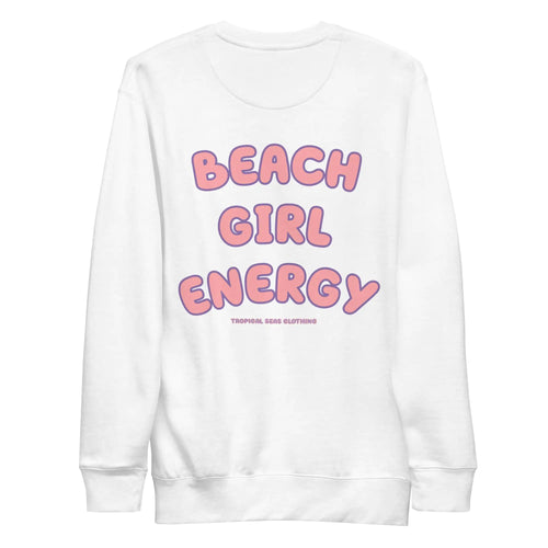 Women's Premium Beach Girl Energy Sweatshirt HejK.com