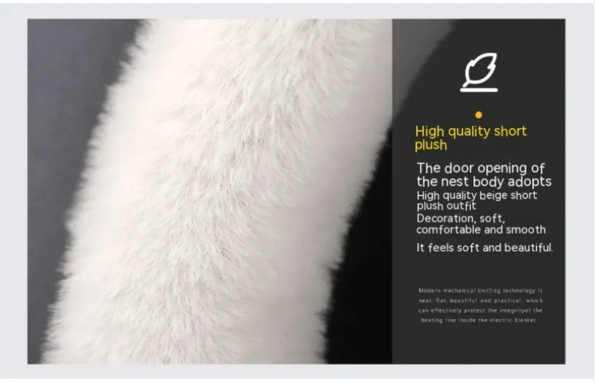 Winter Thickened Semi-Enclosed Pet Bed WEM Support (www.WEM.support)