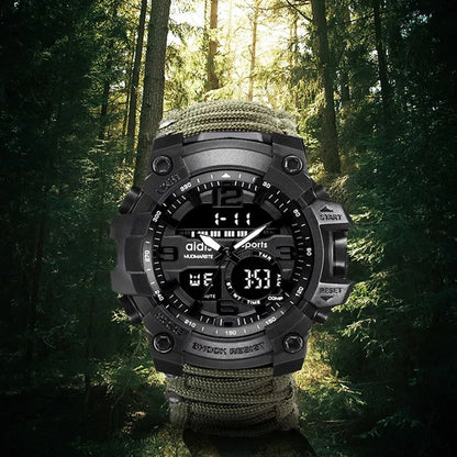 Waterproof LED Military Sports Watch WEM Support (www.WEM.support)