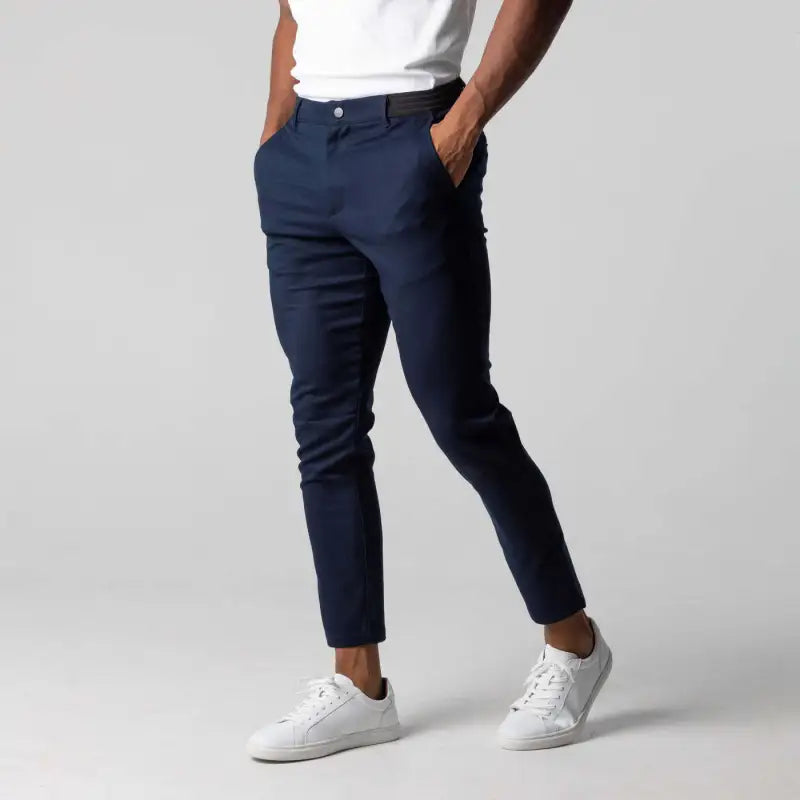 Men's Clothing Japanese Style Youth Business All-match Cotton Trousers WEM Support (www.WEM.support)