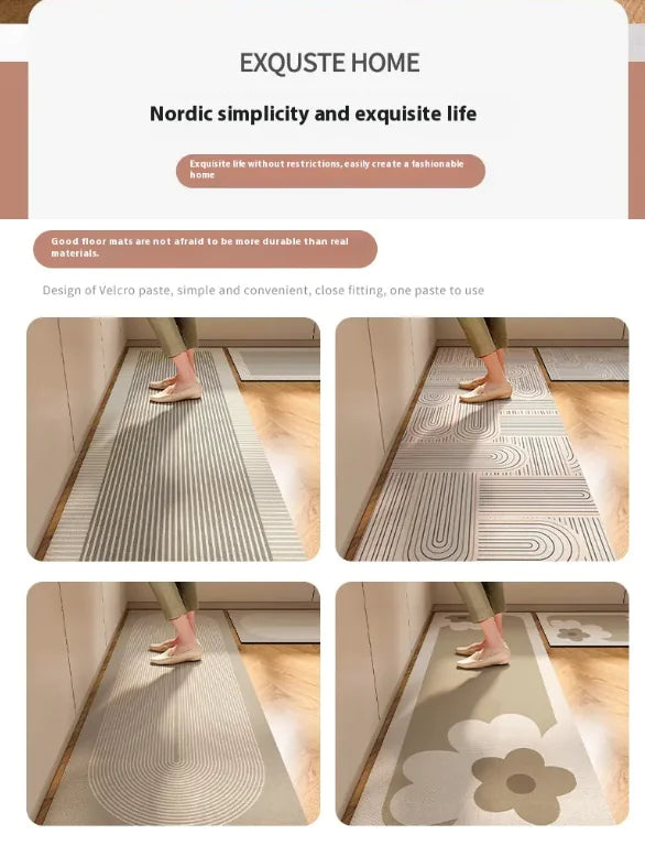 Tapete de Cozinha Absorvente Antiderrapante
