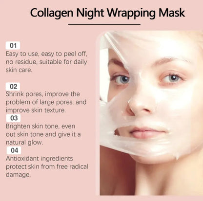 Glow Peel Collagen Mask WEM Support (www.WEM.support)