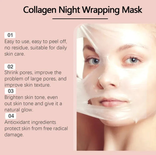 Glow Peel Collagen Mask WEM Support (www.WEM.support)