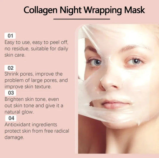 Glow Peel Collagen Mask WEM Support (www.WEM.support)