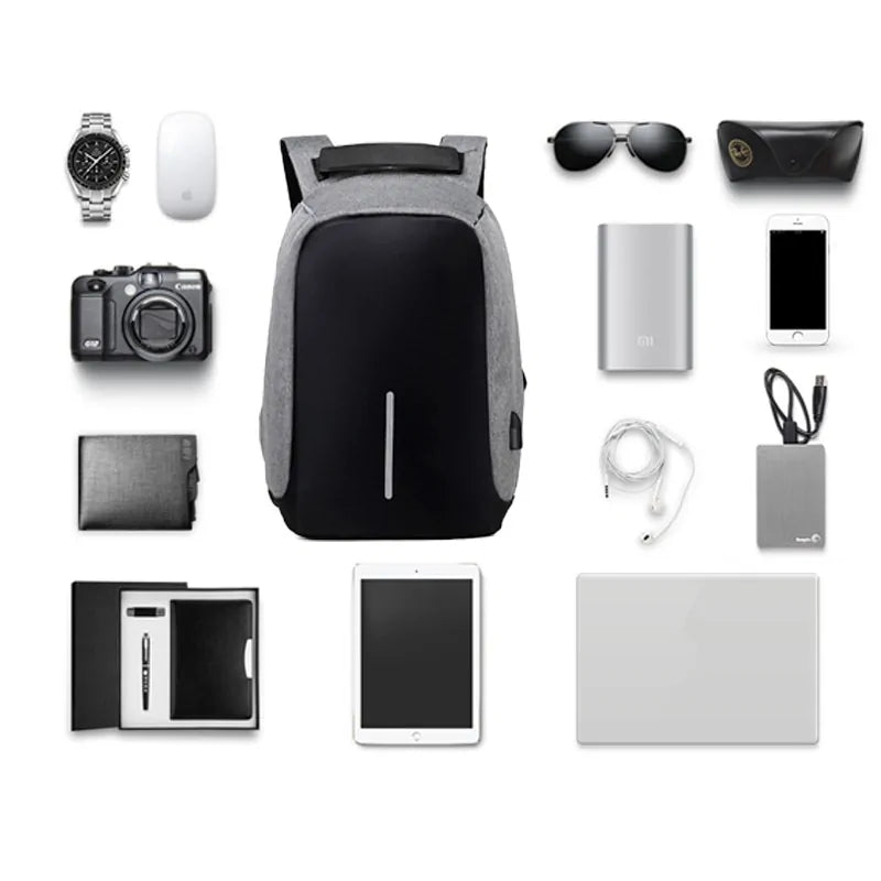 Laptop-Rucksack mit USB-Ladefunktion WEM Support (www.WEM.support)